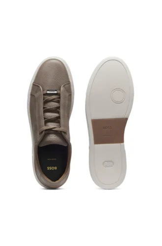 Gary trainers in grained leather Gary trainers in grained leather