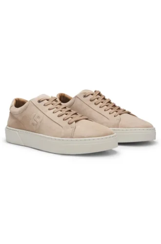 Gary trainers in velour-effect suede