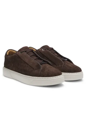 Gary trainers with woven suede uppers