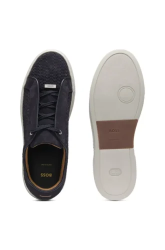 Gary trainers with woven suede uppers