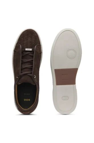 Gary trainers with woven suede uppers