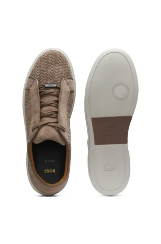 Gary trainers with woven suede uppers