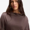 Gathered-detail dress in a slim fit