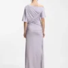 Gathered-detail dress in a slim fit
