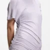 Gathered-detail dress in a slim fit