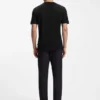 Geometric-jacquard T-shirt in cotton