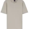 Geometric-jacquard T-shirt in cotton