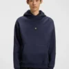 Geometric-tape hoodie in a cotton blend