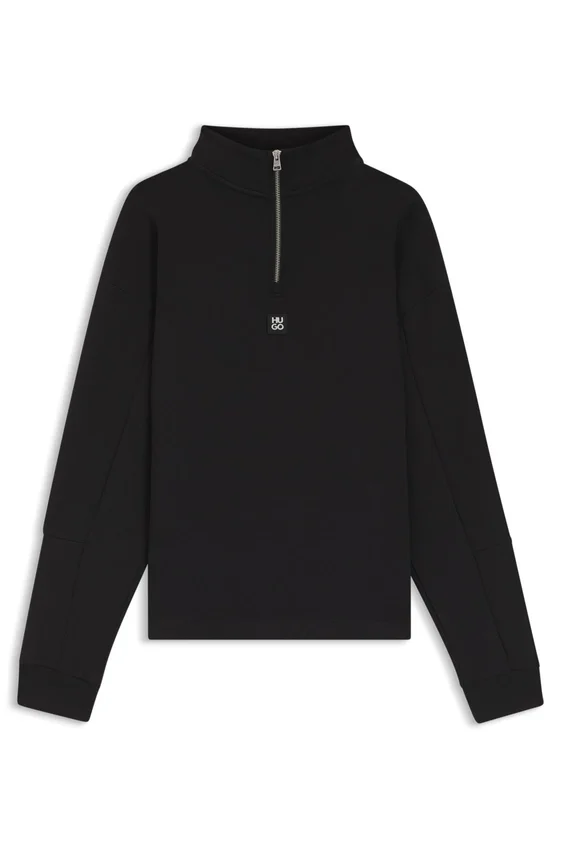 Geometric-tape sweatshirt in a cotton blend Geometric-tape sweatshirt in a cotton blend