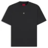 Geometric-tape T-shirt in interlock cotton