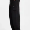 Geometric-tape tracksuit bottoms in a cotton blend