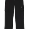 Geometric-tape tracksuit bottoms in a cotton blend