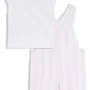 Gift-boxed cotton overalls and T-shirt set for babies Gift-boxed cotton overalls and T-shirt set for babies