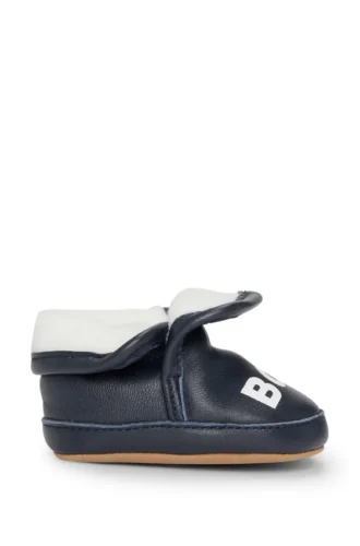 Gift-boxed leather slippers for babies