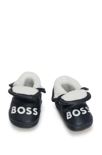Gift-boxed leather slippers for babies