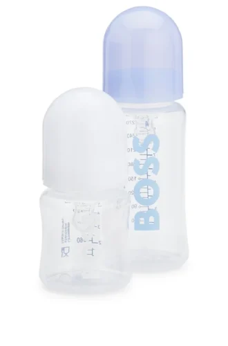 Gift-boxed set of two BPA-free baby bottles