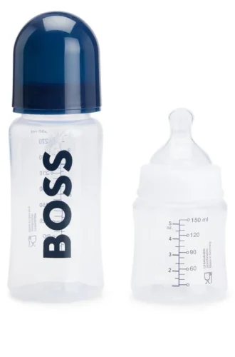 Gift-boxed set of two BPA-free baby bottles