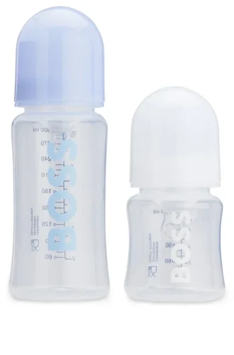 Gift-boxed set of two BPA-free baby bottles