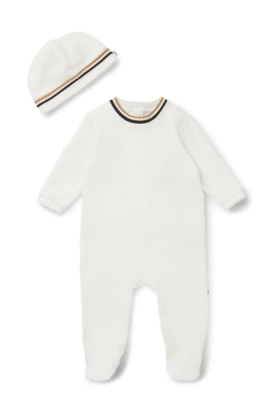 Gift-boxed sleepsuit and hat set for babies Gift-boxed sleepsuit and hat set for babies