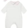 Gift-boxed sleepsuit and headband for babies