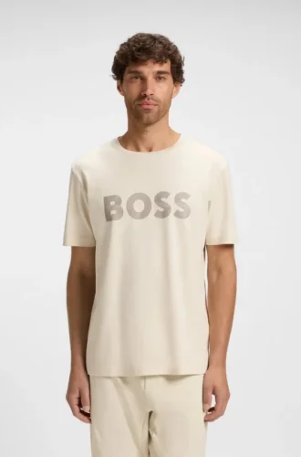 Gloss-logo T-shirt in Pima cotton