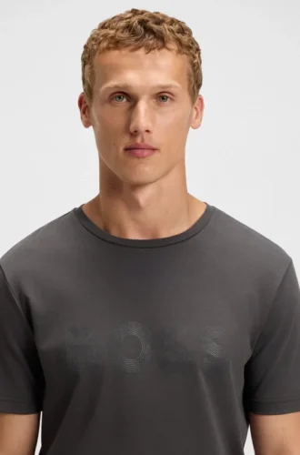 Gloss-logo T-shirt in Pima cotton