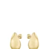 Gold-tone earrings with drop design