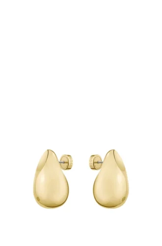 Gold-tone earrings with drop design