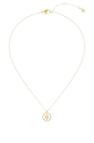 Gold-tone necklace with Double B monogram pendant