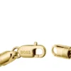 Gold-tone necklace with rope-style chain