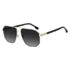 Gold-tone sunglasses with black trim Gold-tone sunglasses with black trim