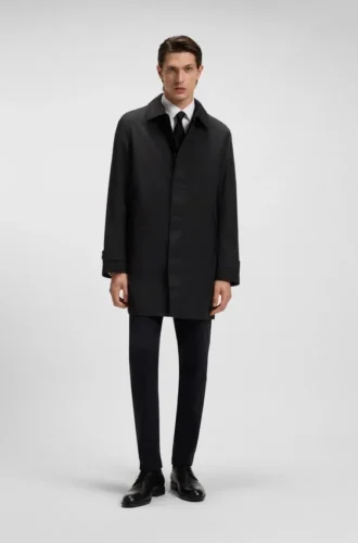 GORE-TEX® water-repellent collared coat