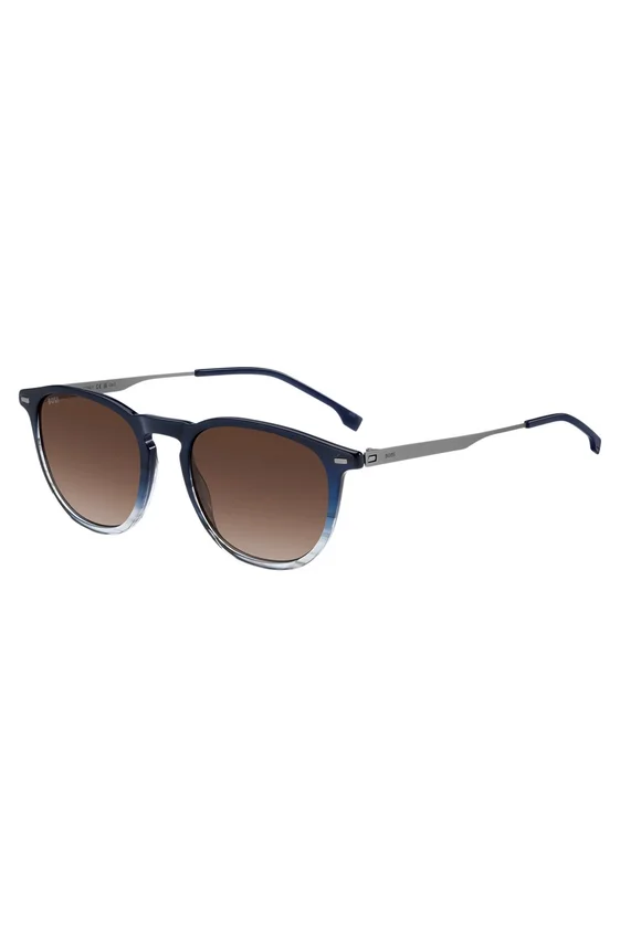 Gradient-effect sunglasses in blue acetate Gradient-effect sunglasses in blue acetate