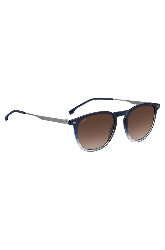 Gradient-effect sunglasses in blue acetate Gradient-effect sunglasses in blue acetate