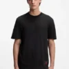 Gradient-logo T-shirt in cotton jersey