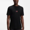 Gradient-logo T-shirt in cotton jersey