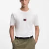 Gradient-logo T-shirt in cotton jersey