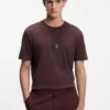 Gradient-logo T-shirt in cotton jersey
