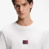 Gradient-logo T-shirt in cotton jersey