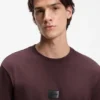 Gradient-logo T-shirt in cotton jersey