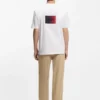 Gradient-logo T-shirt in cotton jersey