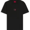 Gradient-logo T-shirt in cotton jersey