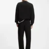 Gradient-logo tracksuit bottoms in cotton terry