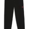 Gradient-logo tracksuit bottoms in cotton terry