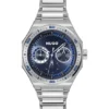 #GRAIL SPORT Silver-tone watch with blue dial