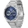 #GRAIL SPORT Silver-tone watch with blue dial