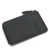 Grained-leather card holder with logo lettering Grained-leather card holder with logo lettering