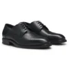 Grained-leather Derby shoes with cap toe Grained-leather Derby shoes with cap toe