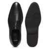 Grained-leather Derby shoes with cap toe Grained-leather Derby shoes with cap toe