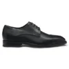 Grained-leather Derby shoes with cap toe Grained-leather Derby shoes with cap toe
